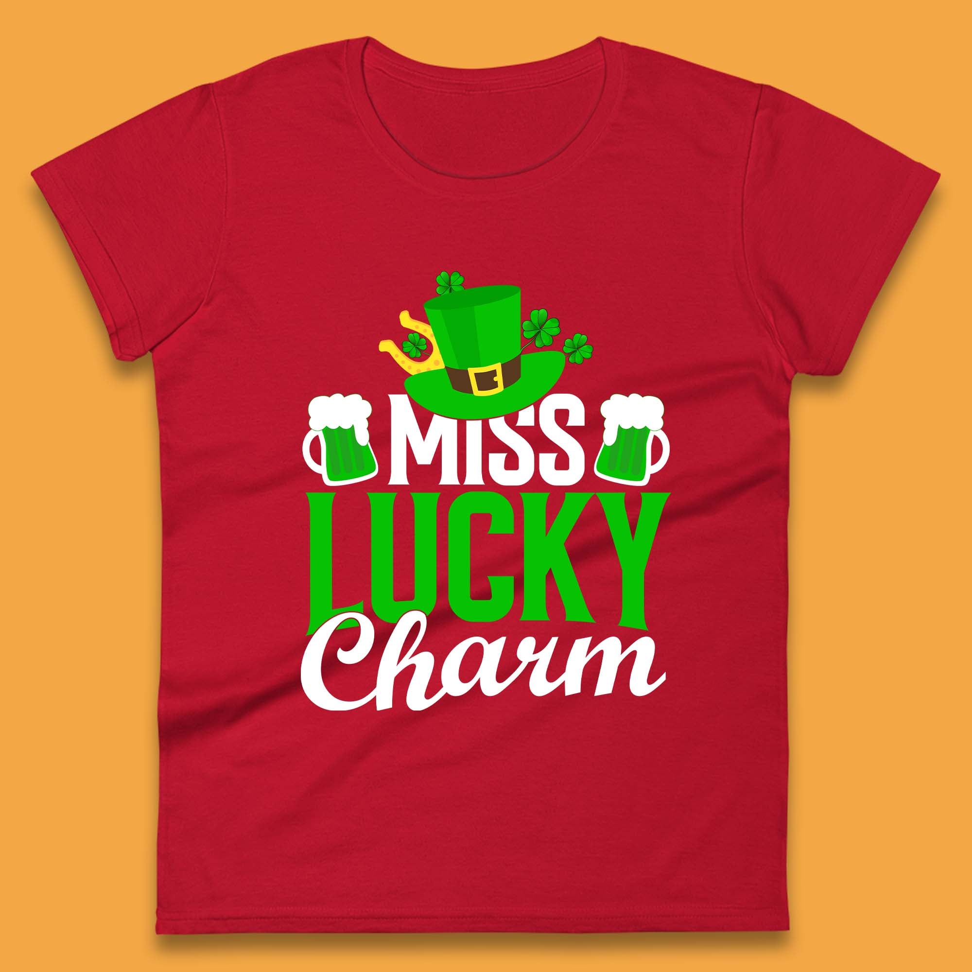 Miss Lucky Charm Womens T-Shirt