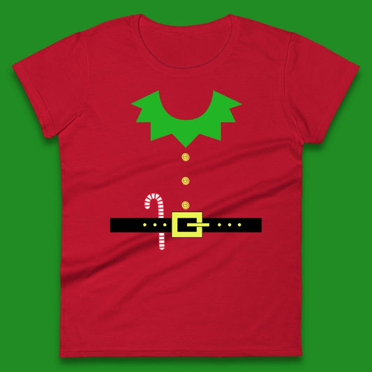 christmas elf costume christmas candy t shirt