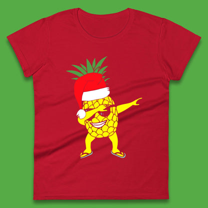 dabbing pineapple womens top