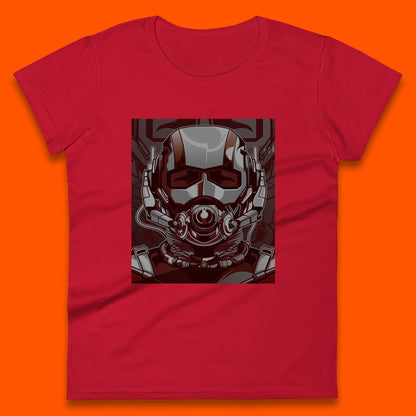 Marvel Comics Ant Man And The Wasp American Superhero Film Ant Man Face Helmet Avengers Movie Womens Tee Top