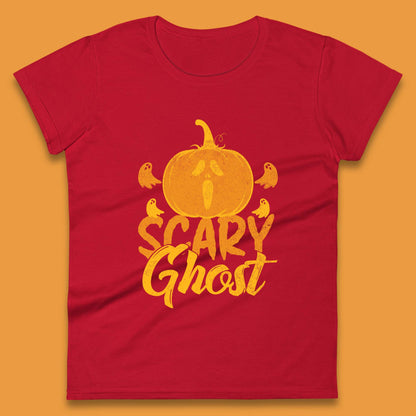 Scary Ghost Halloween Scream Ghost Face Horror Scary Pumpkin Ghostface Womens Tee Top