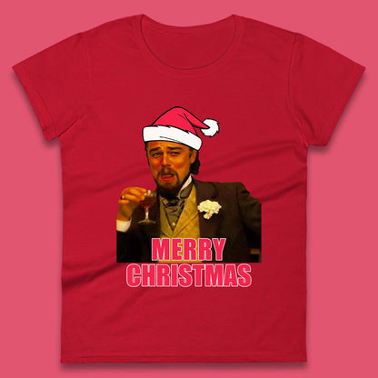 Leonardo DiCaprio Christmas Womens T-Shirt