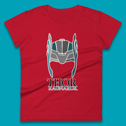 Thor Ragnarok Marvel Avenger Thor Helmet Superhero Movie Character Thor Helmet Ragnarok Womens Tee Top