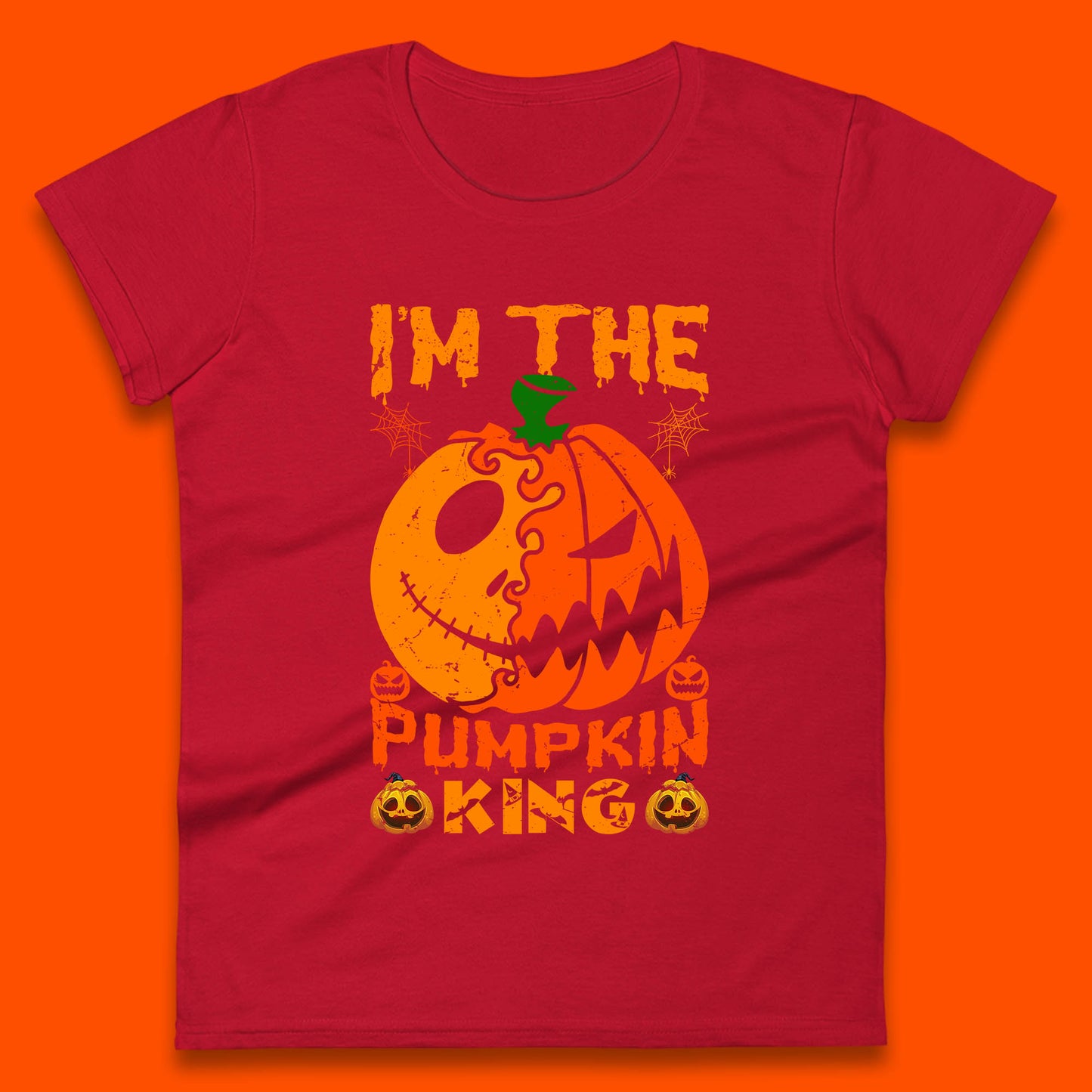 jack skellington pumpkin womens t shirt