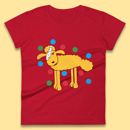 Spotty Pudsey Sheep Children In Need Dotty Spot Charity Raising Pudsey Sheep Womens Tee Top