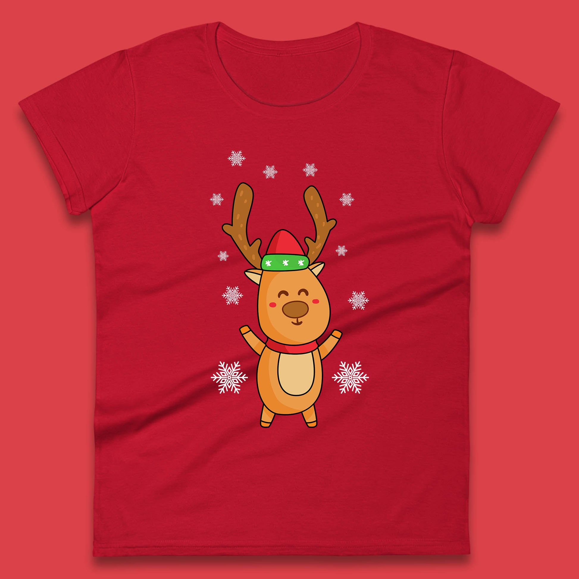 christmas reindeer t shirt