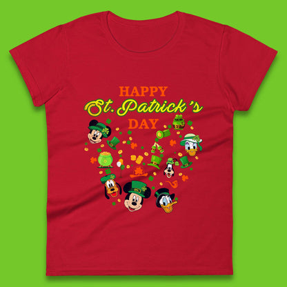 Disney Happy St. Patrick's Day Womens T-Shirt
