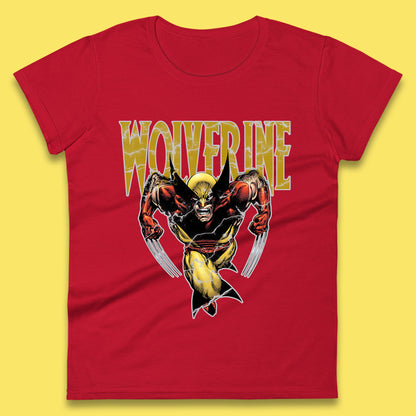 Wolverine Comic book character Marvel Comics Vintage Marvel Wolverine Womens Tee Top