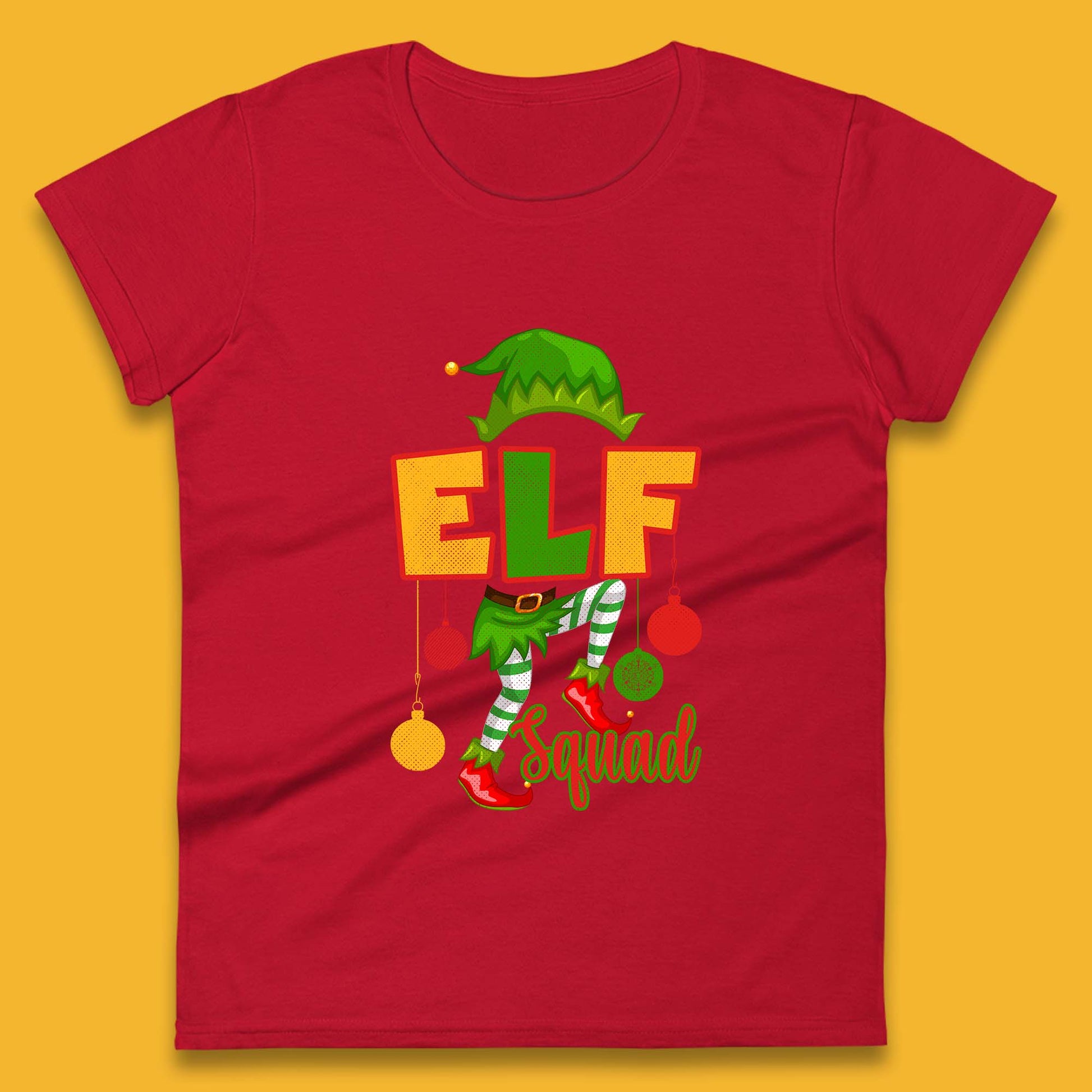 elf squad christmas womens top