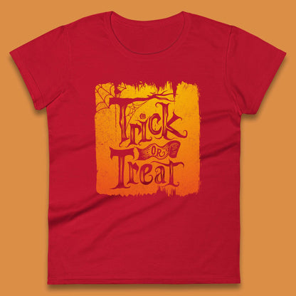 Trick Or Treat Happy Halloween Spooky Season Halloween Vibes Womens Tee Top