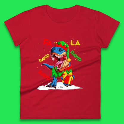 dinosaur christmas t shirt