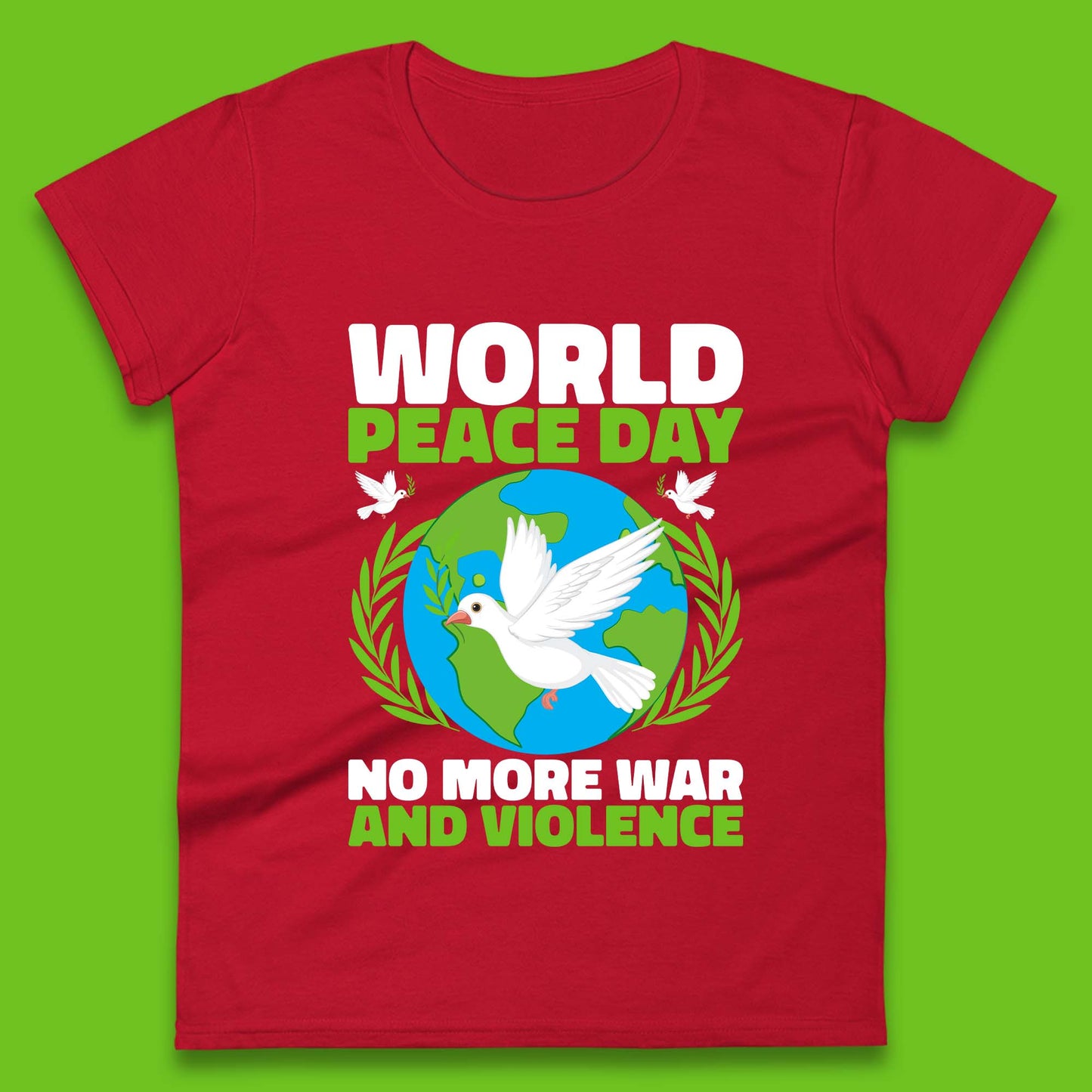 World Peace Day Womens T-Shirt