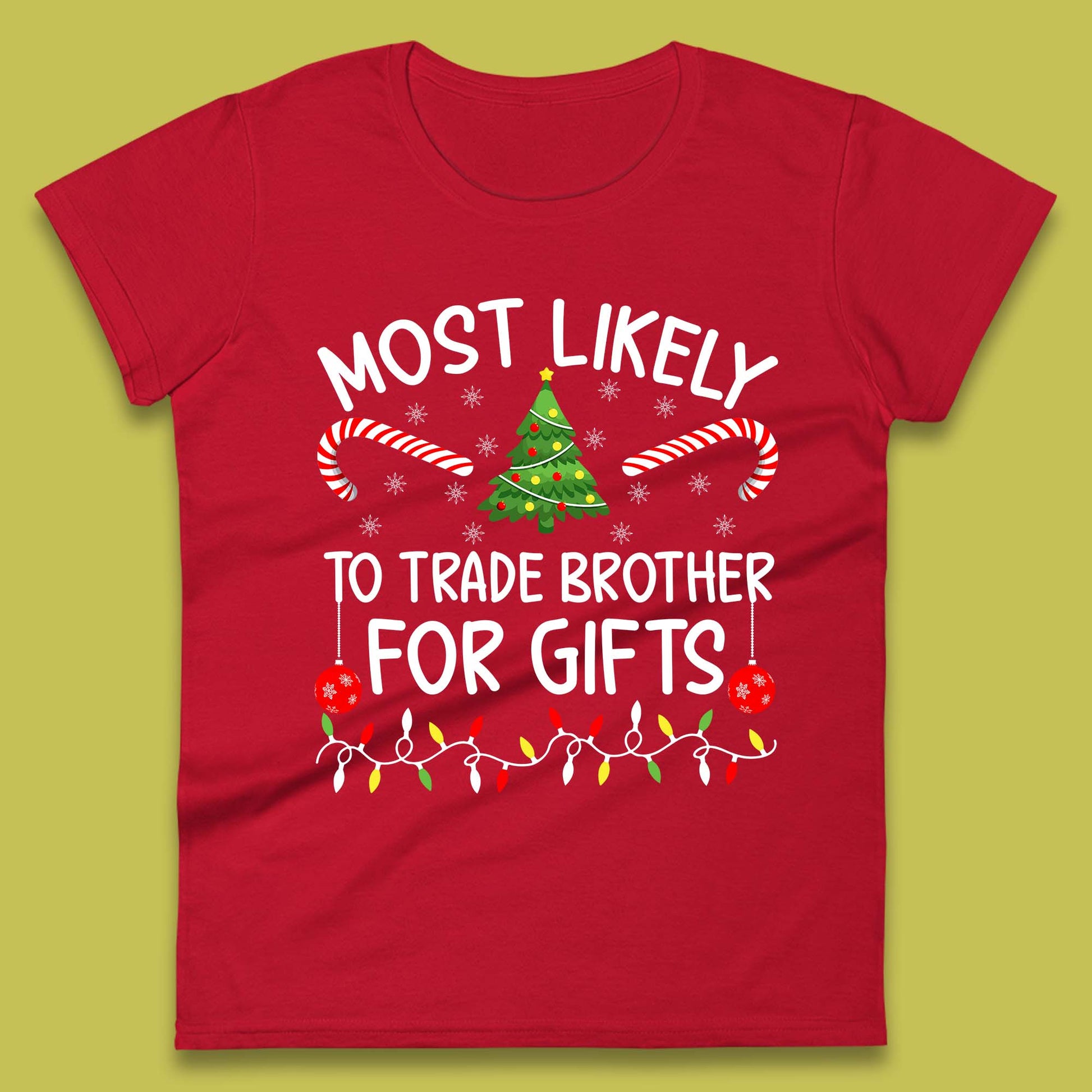 trade brother for christmas gifts womens t shirt