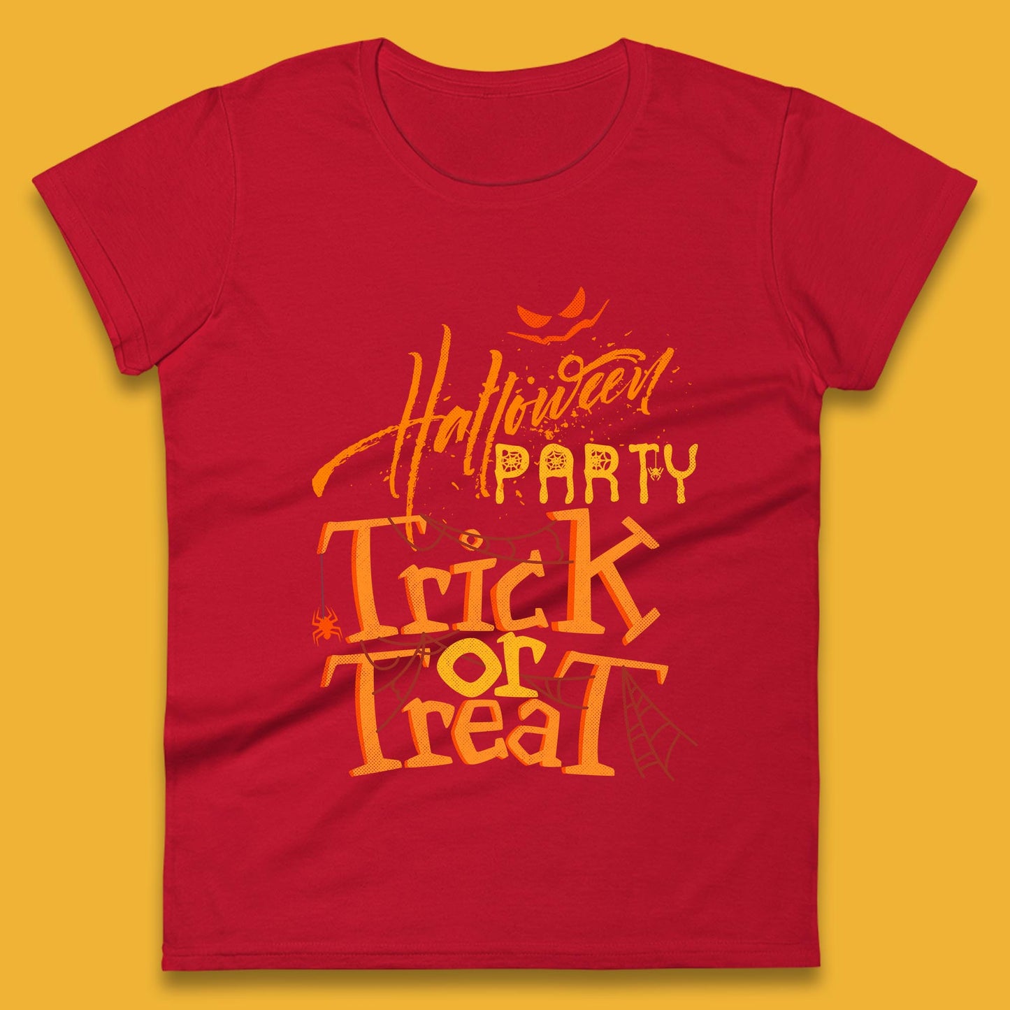 Happy Halloween Trick Or Treat Horror Scary Spooky Vibes Womens Tee Top