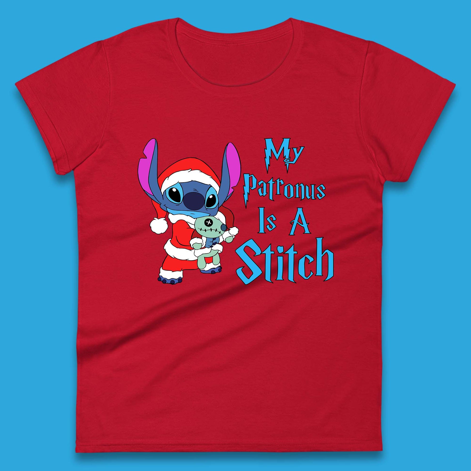 stitch christmas womens top