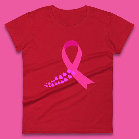 Breast Cancer Awareness Ribbon Cancer Survivor Fighter Breast Cancer Warriors Womens Tee Top