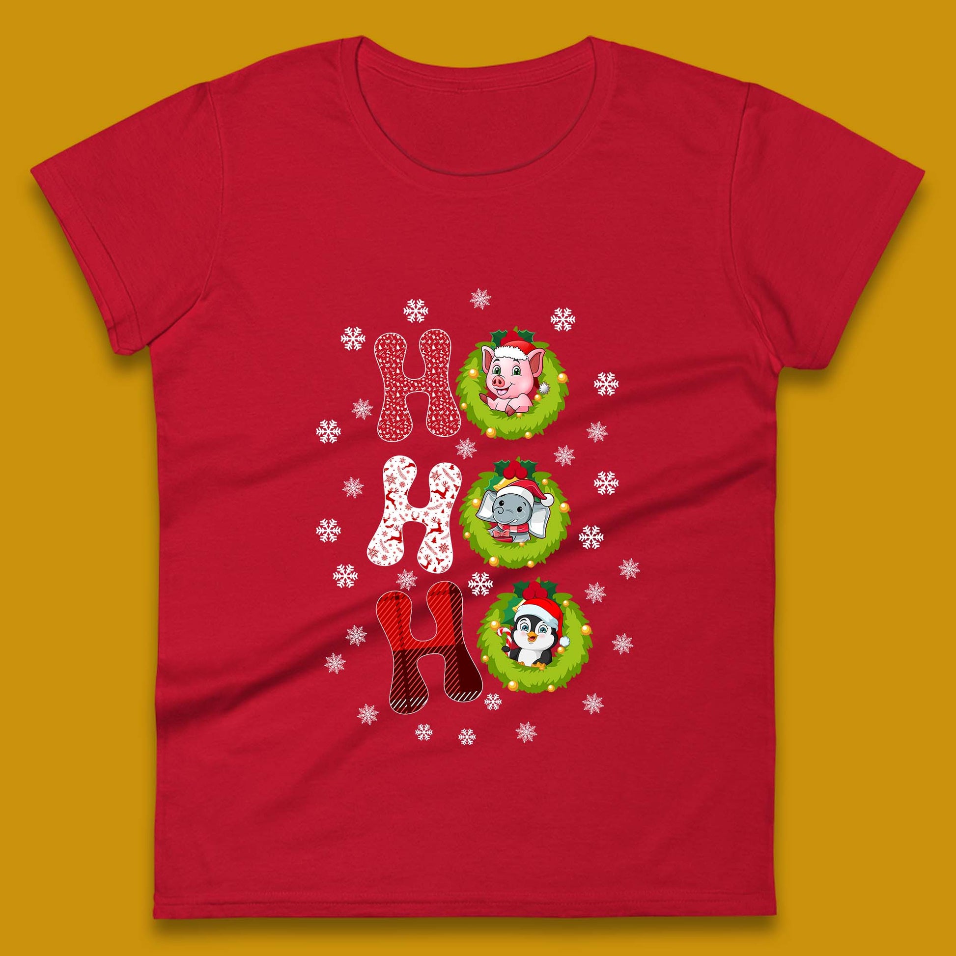 ho ho ho christmas animals sweatshirt