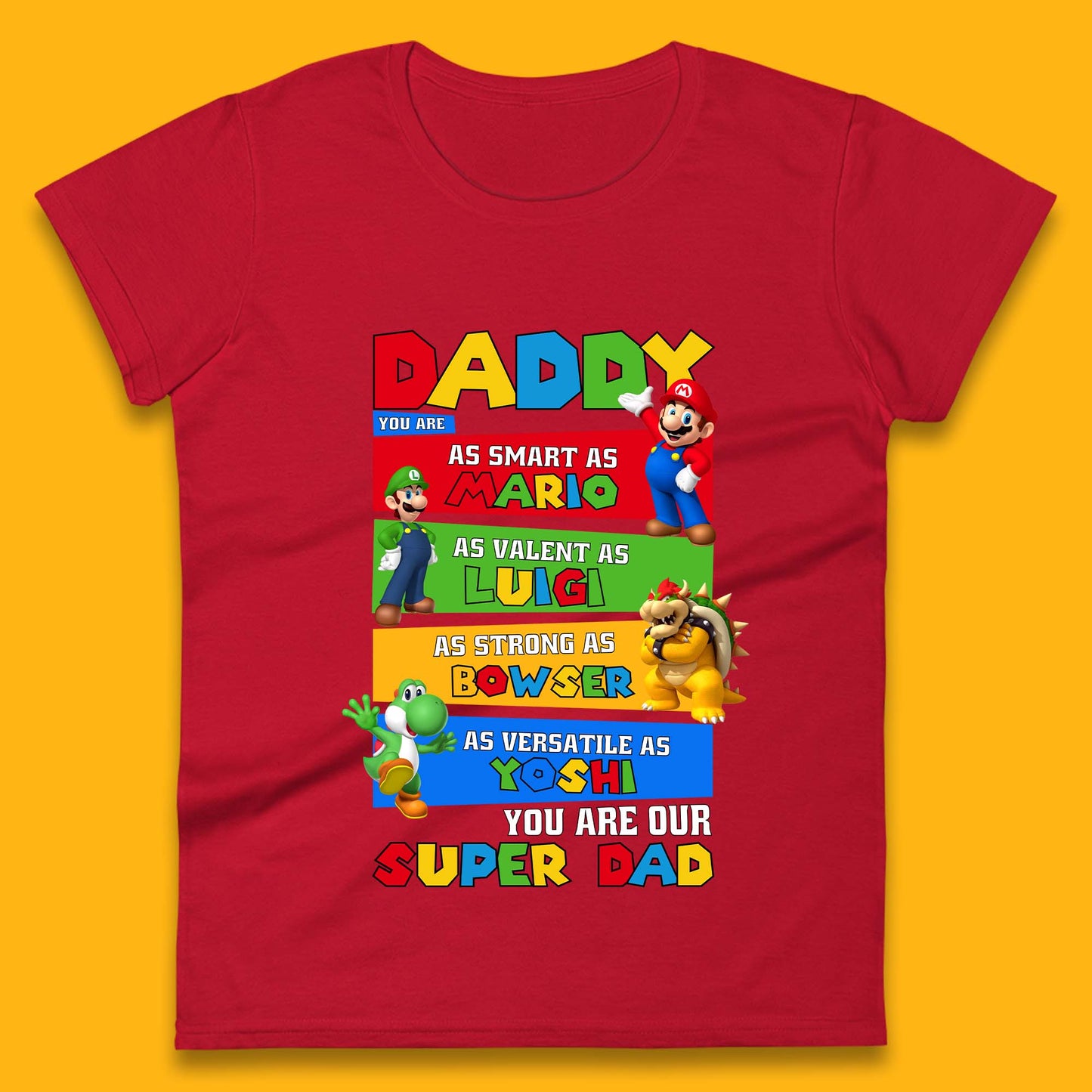 Super Dad Womens T-Shirt