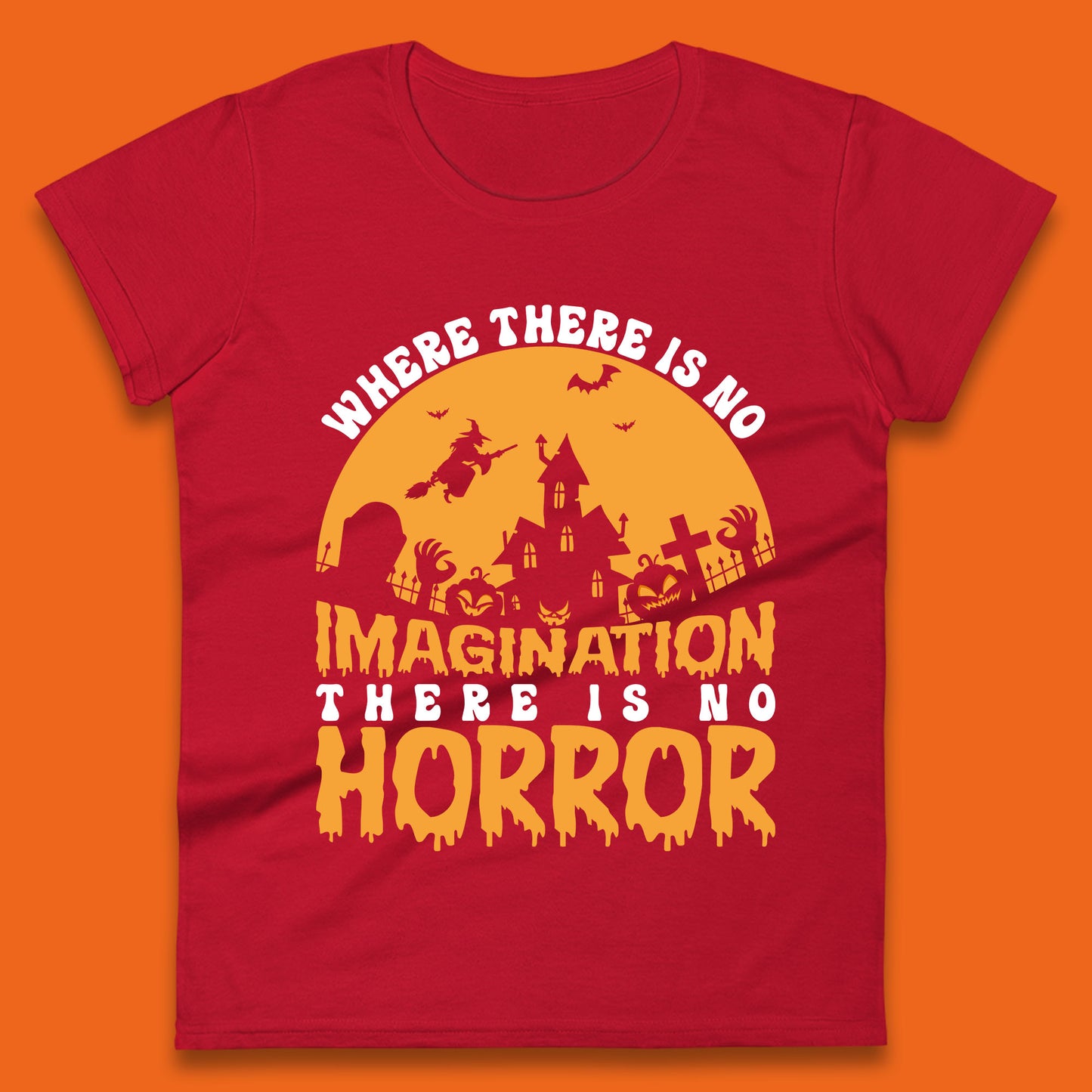 Where There Is No Imagination There Is No Horror Halloween Quote By Sir Arthur Conan Doyle Womens Tee Top