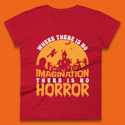 Where There Is No Imagination There Is No Horror Halloween Quote By Sir Arthur Conan Doyle Womens Tee Top