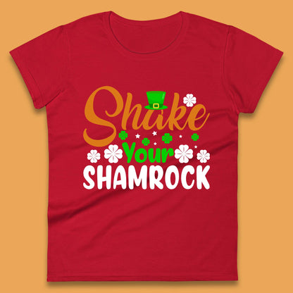 Shake Your Shamrock St Patrick's Day Womens T-Shirt