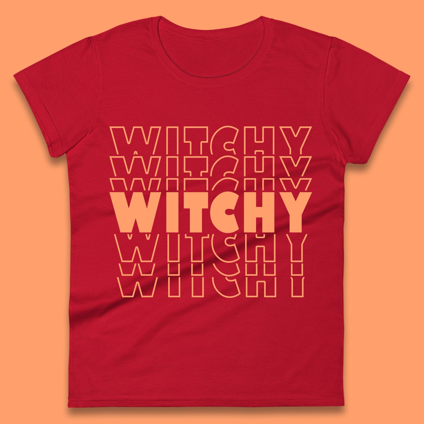 Witchy Halloween Witches Spooky Witch Vibes Witchy Aesthetic Halloween Party Womens Tee Top