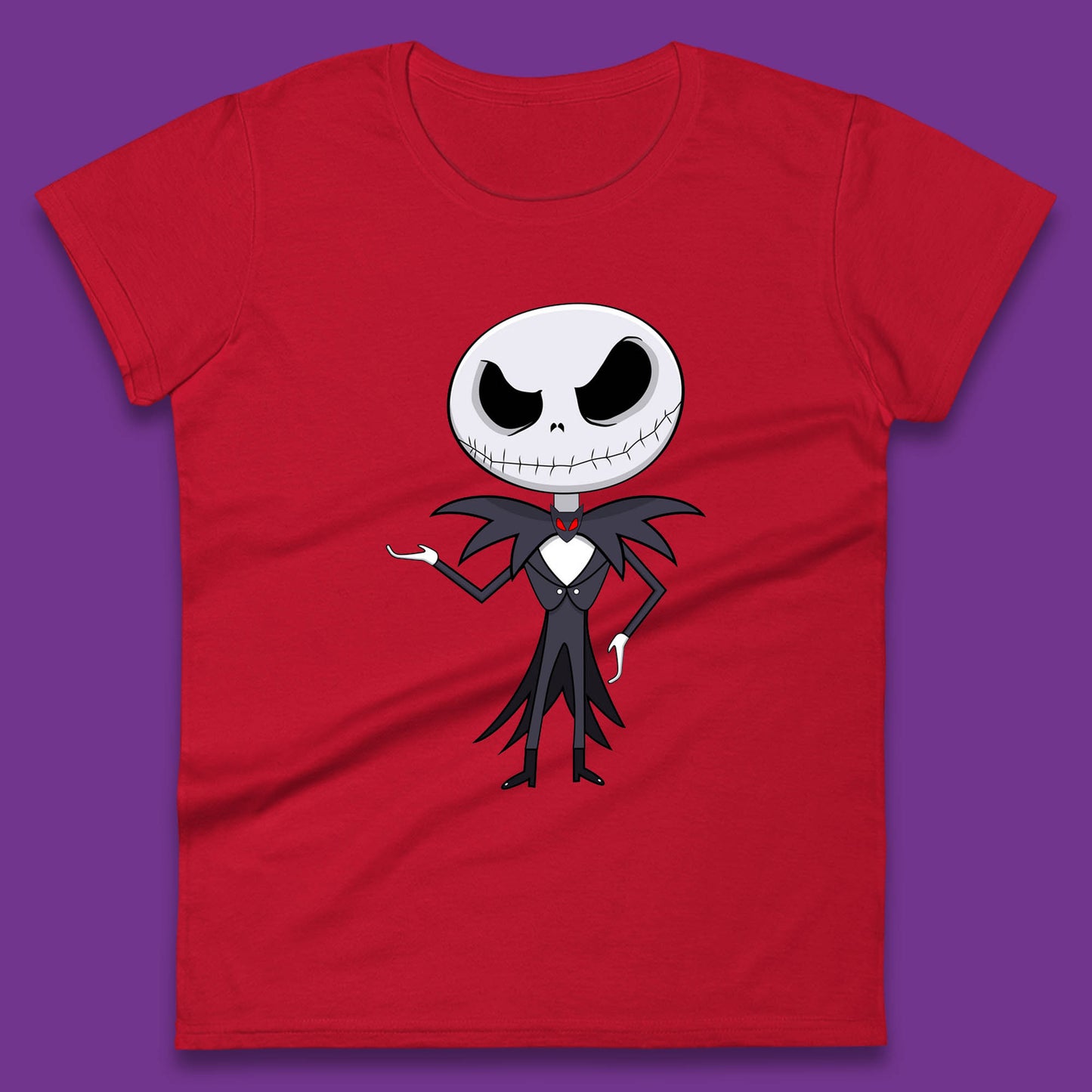 jack skellington christmas womens t shirt
