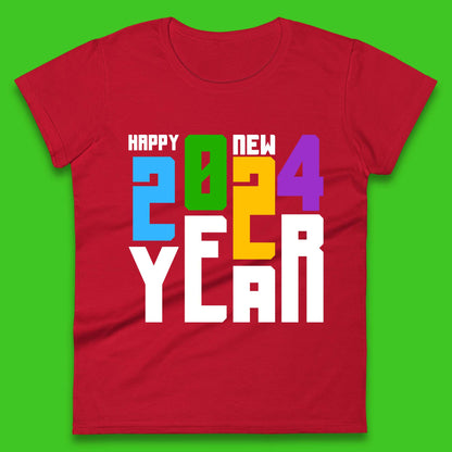 Happy New Year 2024 Womens T-Shirt