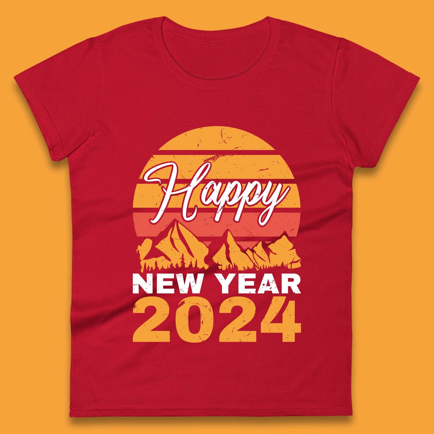 Happy New Year 2024 Camping Camping Womens T-Shirt