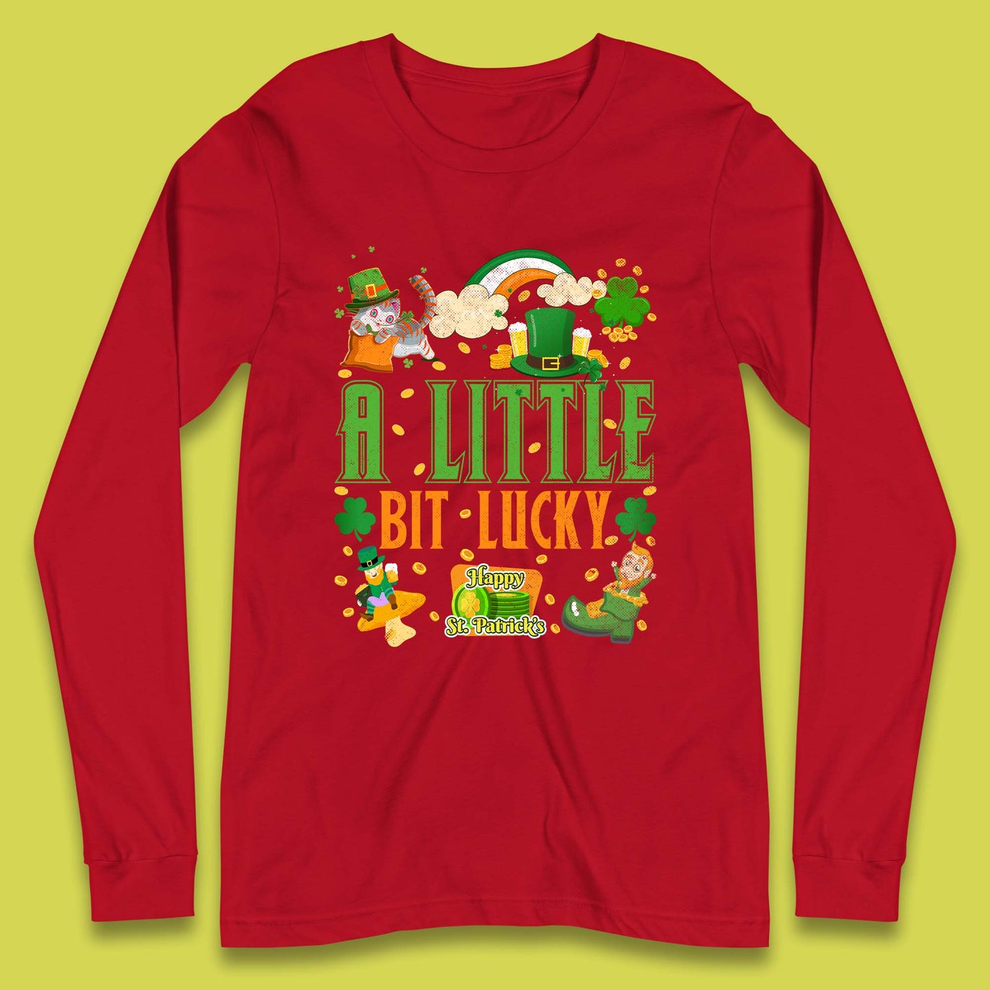 A Little Bit Lucky St. Patrick's Long Sleeve T-Shirt