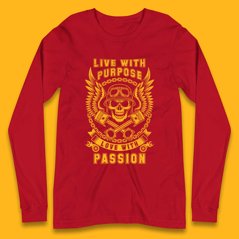 Live With Purpose Live With Passion Long Sleeve T-Shirt