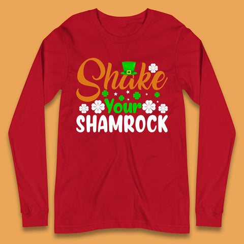 Shake Your Shamrock St Patrick's Day Long Sleeve T-Shirt