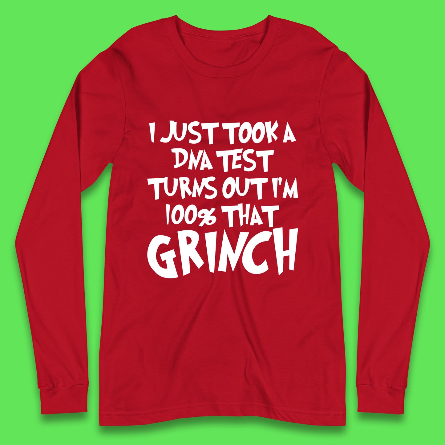 christmas grinch long sleeve t shirt