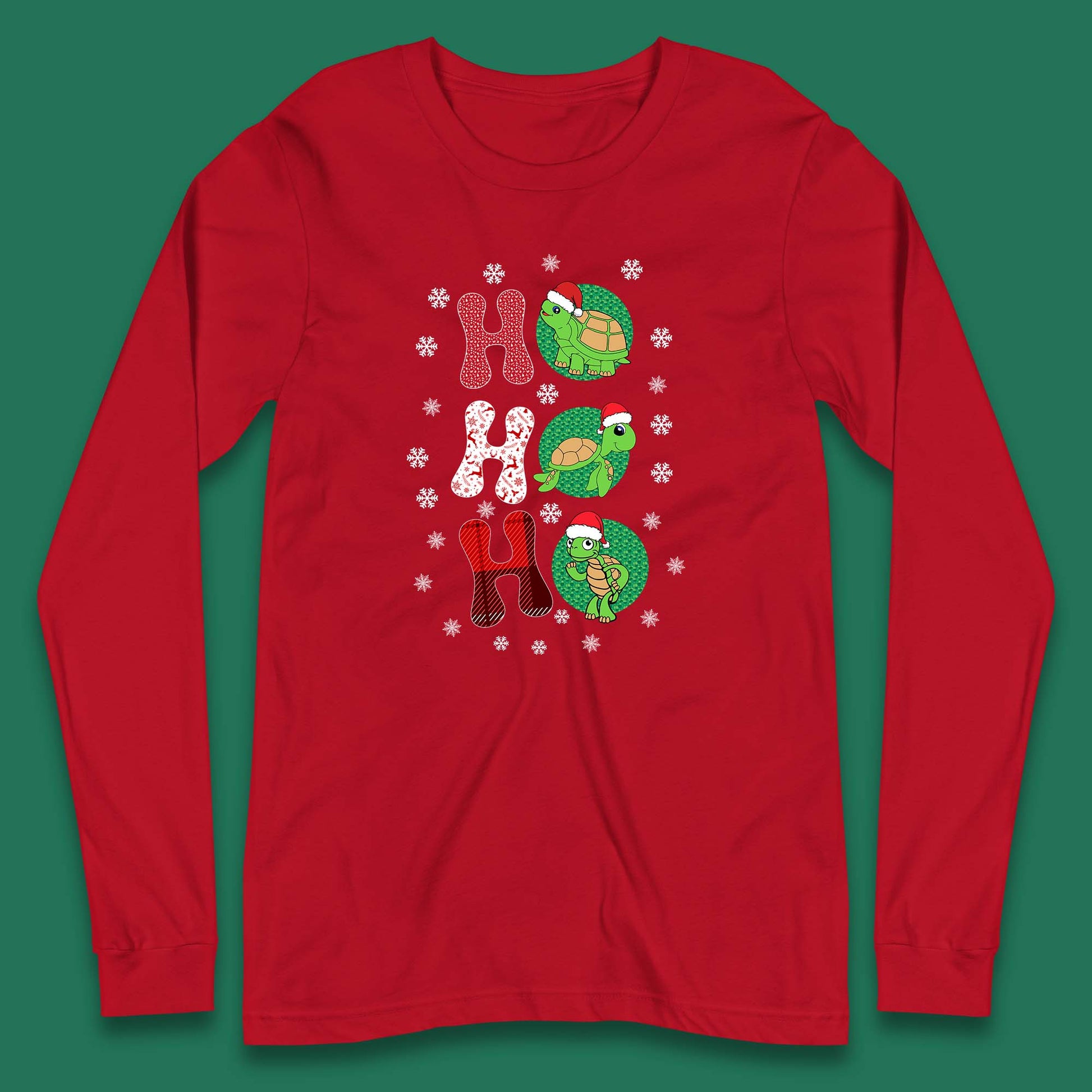 turtles santa long sleeve t shirt