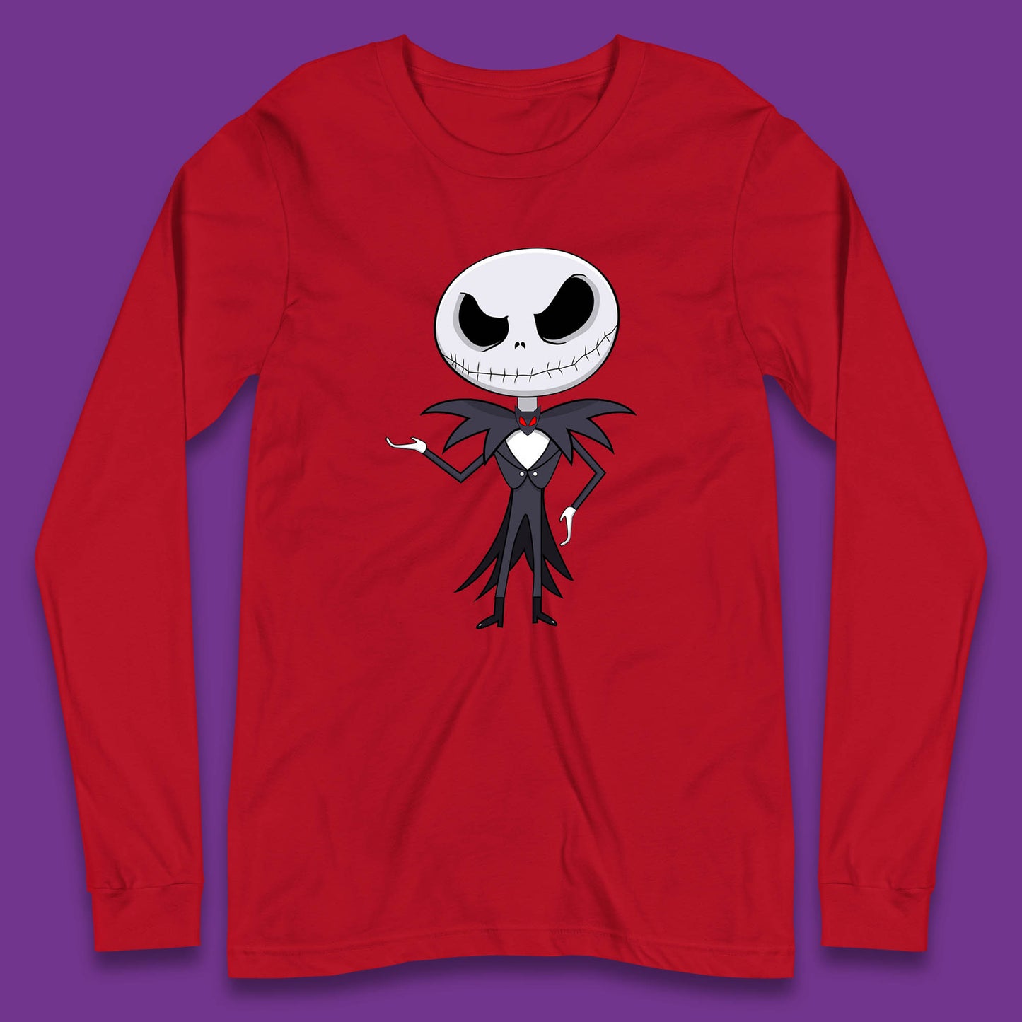 jack skellington christmas long sleeve t shirt