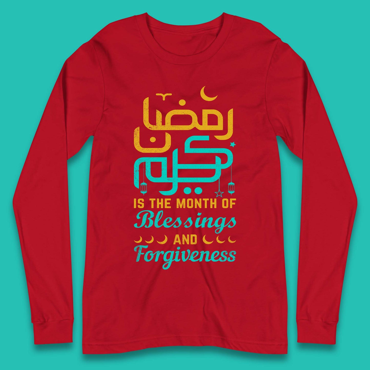 Ramadan Kareem Month Of Blessings Long Sleeve T-Shirt