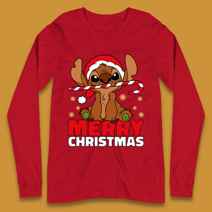 Gingerbread Stitch Christmas Long Sleeve T-Shirt