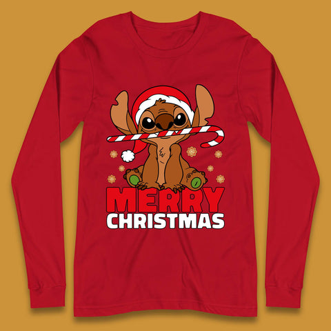 Gingerbread Stitch Christmas Long Sleeve T-Shirt