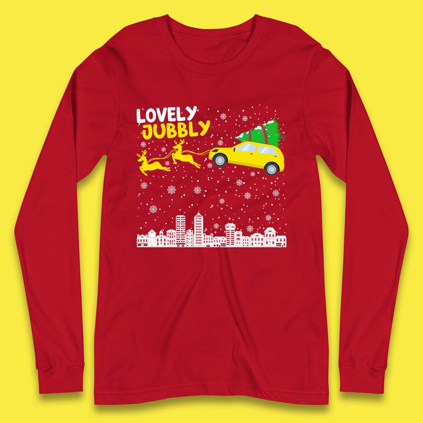 Lovely Jubbly Car Christmas Long Sleeve T-Shirt