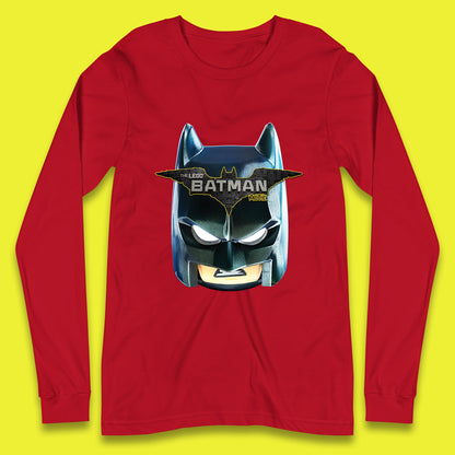 Lego Batman Head Lego Batman 3 Beyond Gotham The Lego Batman Movie DC Comics Long Sleeve T Shirt