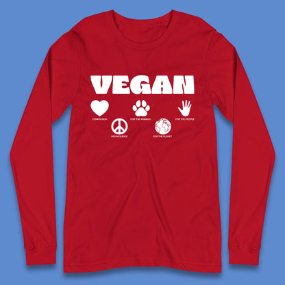 Vegan Long Sleeve T-Shirt