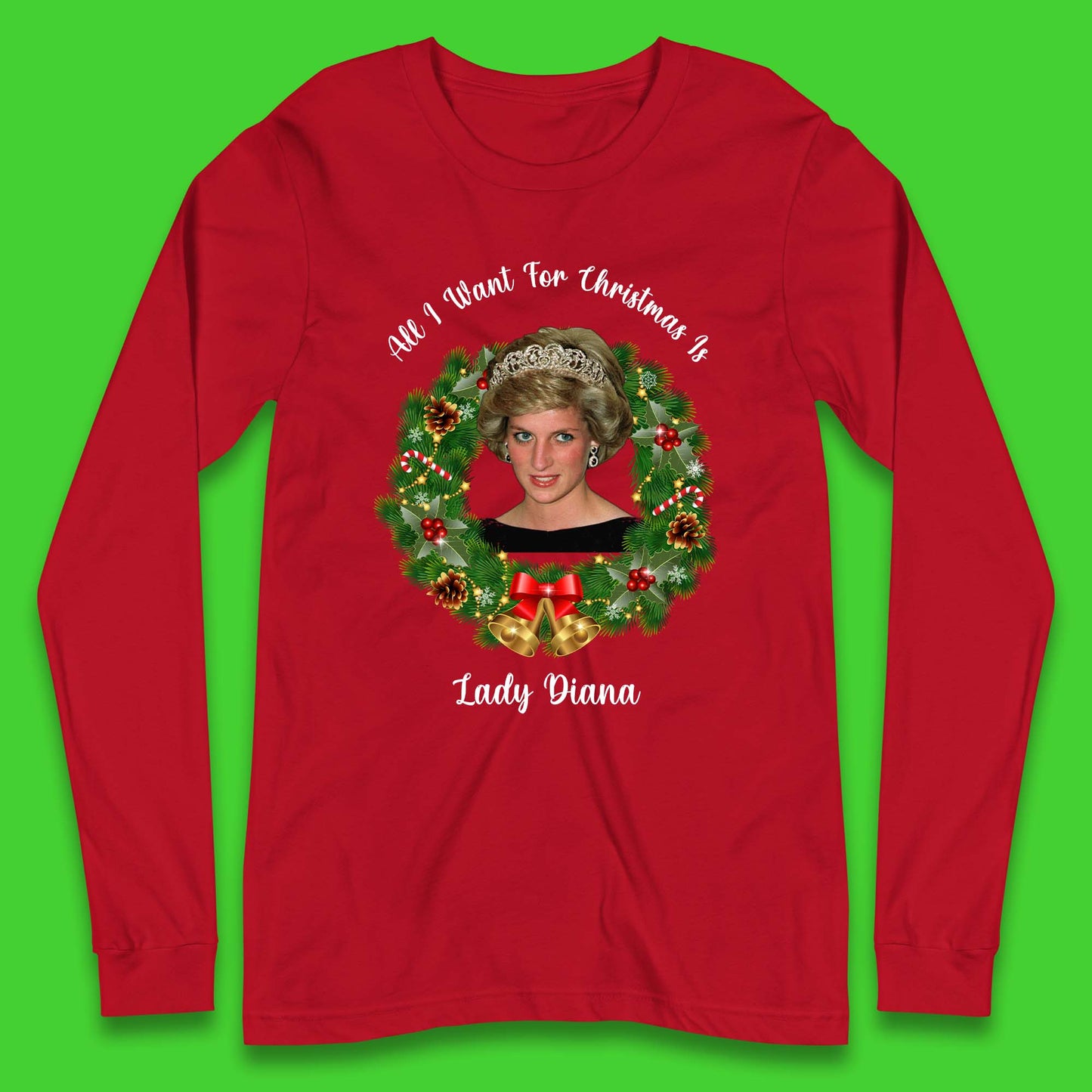 Lady Diana Christmas Long Sleeve T-Shirt