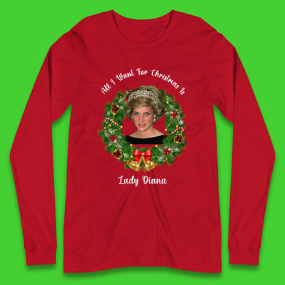 Lady Diana Christmas Long Sleeve T-Shirt