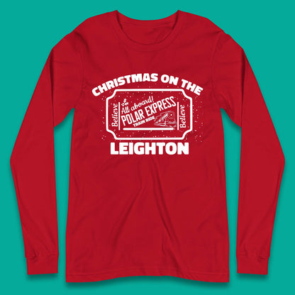 Polar Express Christmas Train Long Sleeve T-Shirt