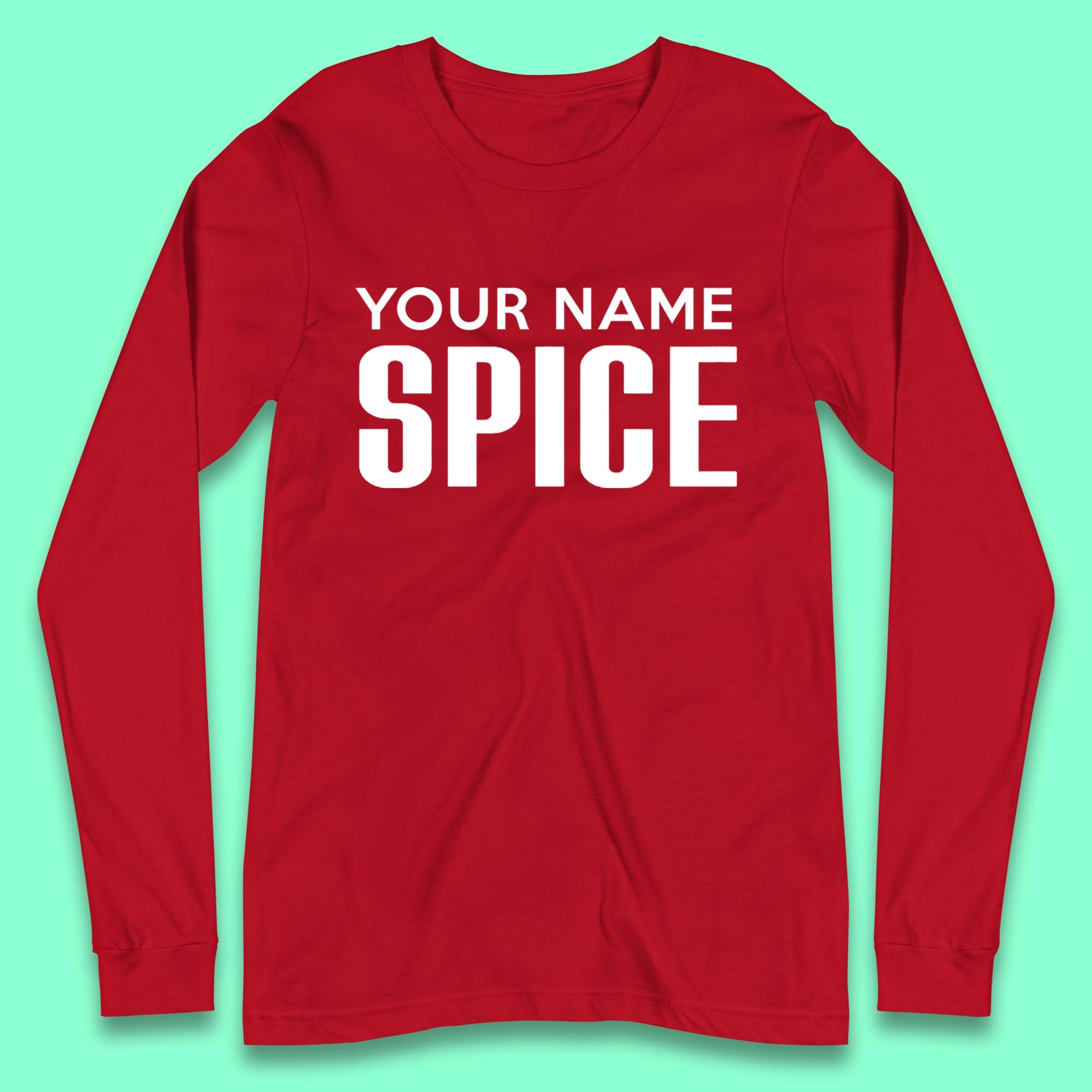 Spice Girls Personalised Long Sleeve T-Shirt