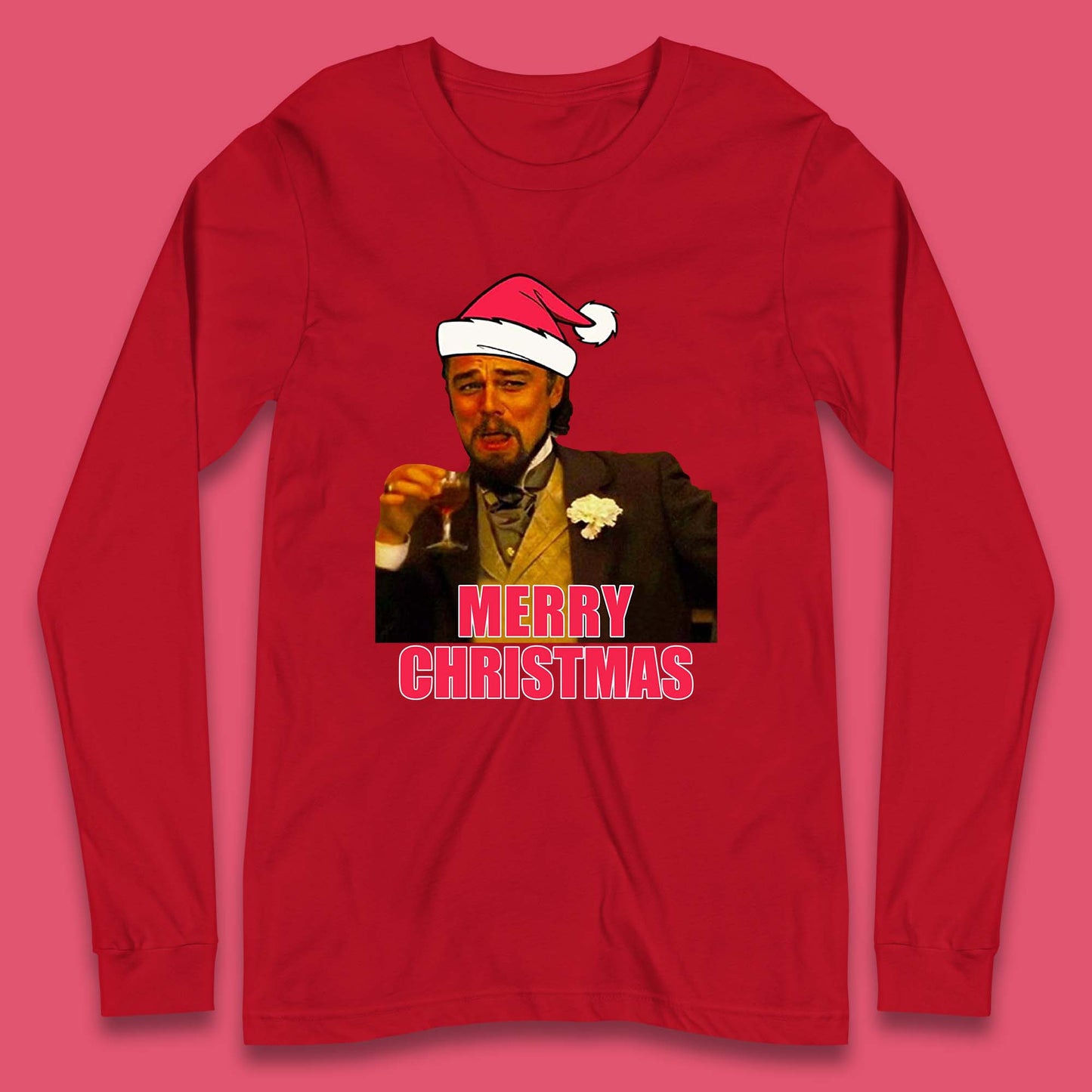 Leonardo DiCaprio Christmas Long Sleeve T-Shirt
