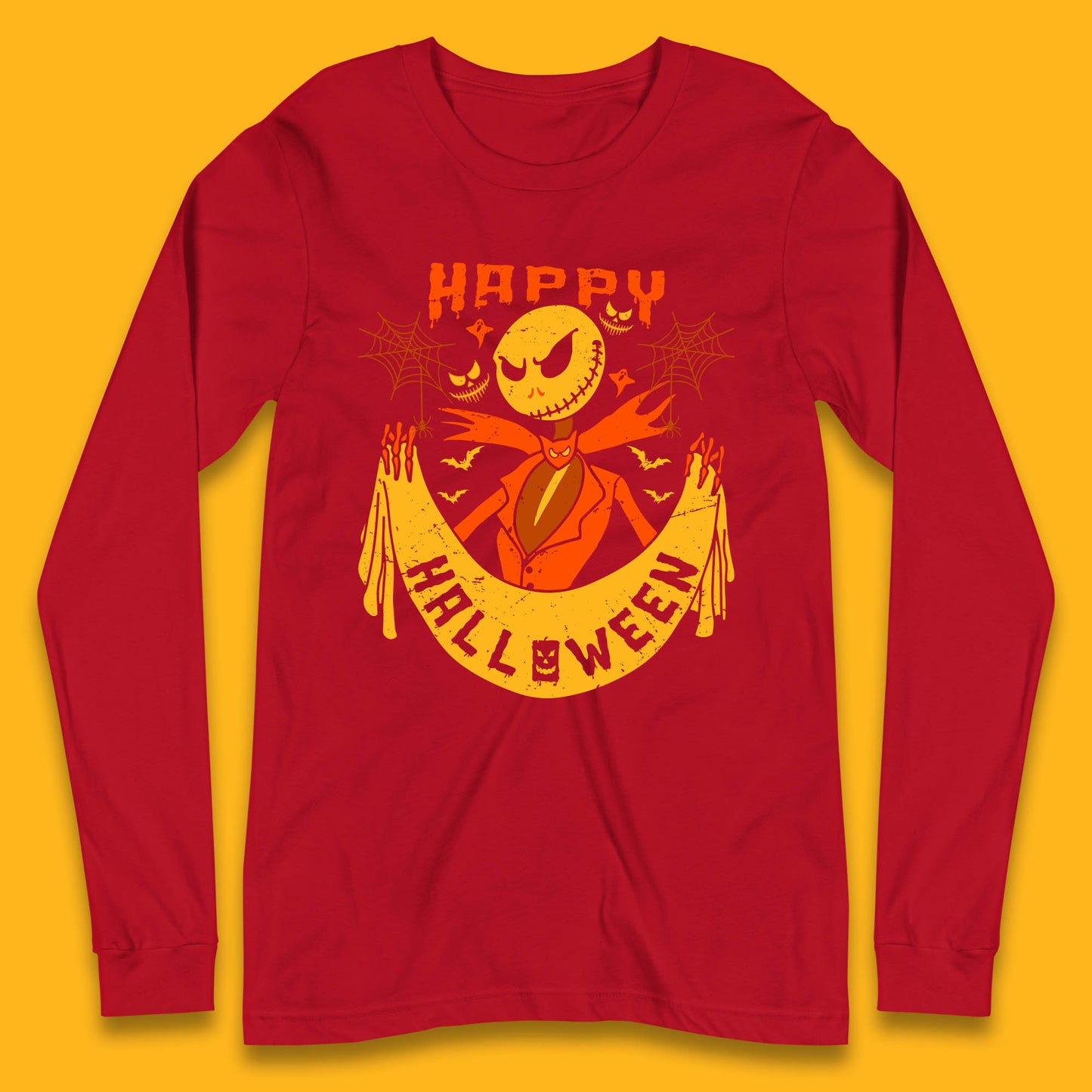 halloween jack skellington long sleeve t shirt