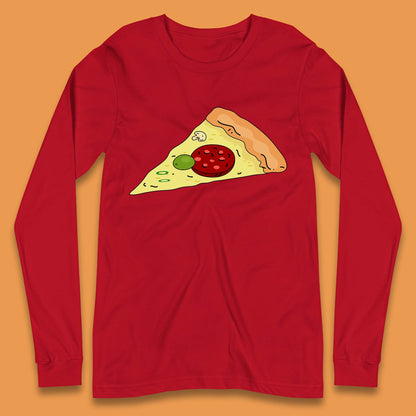 Italian Pizza Slice Pizzaologist Pizza Lover Pizza Holic Pizza Addict Long Sleeve T Shirt