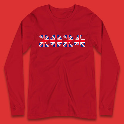 New Year 2024 UK Flag Long Sleeve T-Shirt