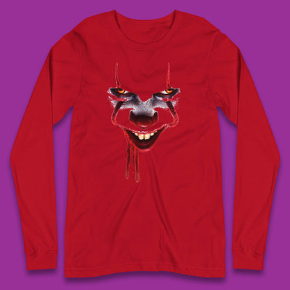 Pennywise Clown IT Chapter 2 Halloween Horror Movie Character Long Sleeve T Shirt